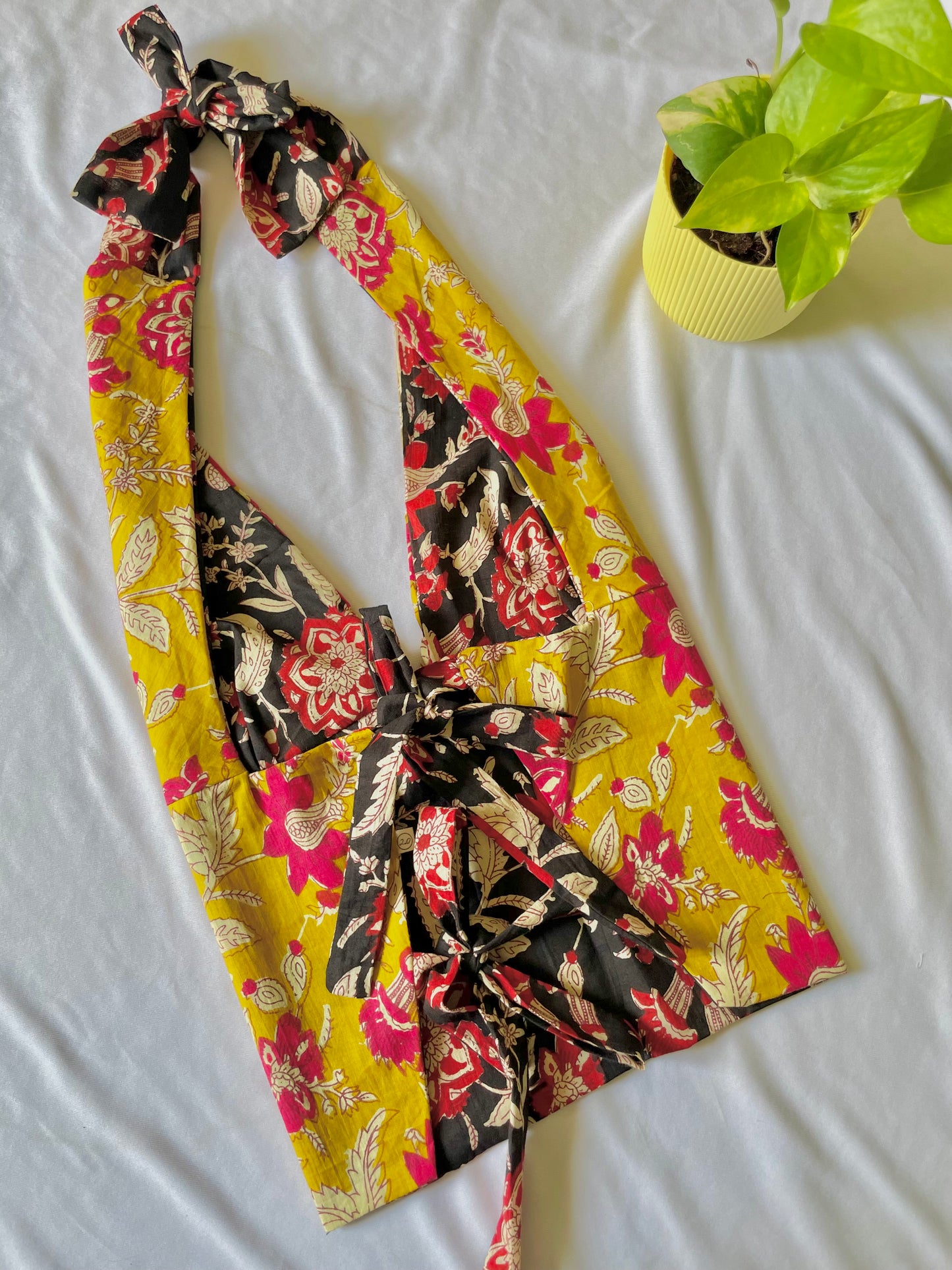 Midnight Mustard GEET Halter Top