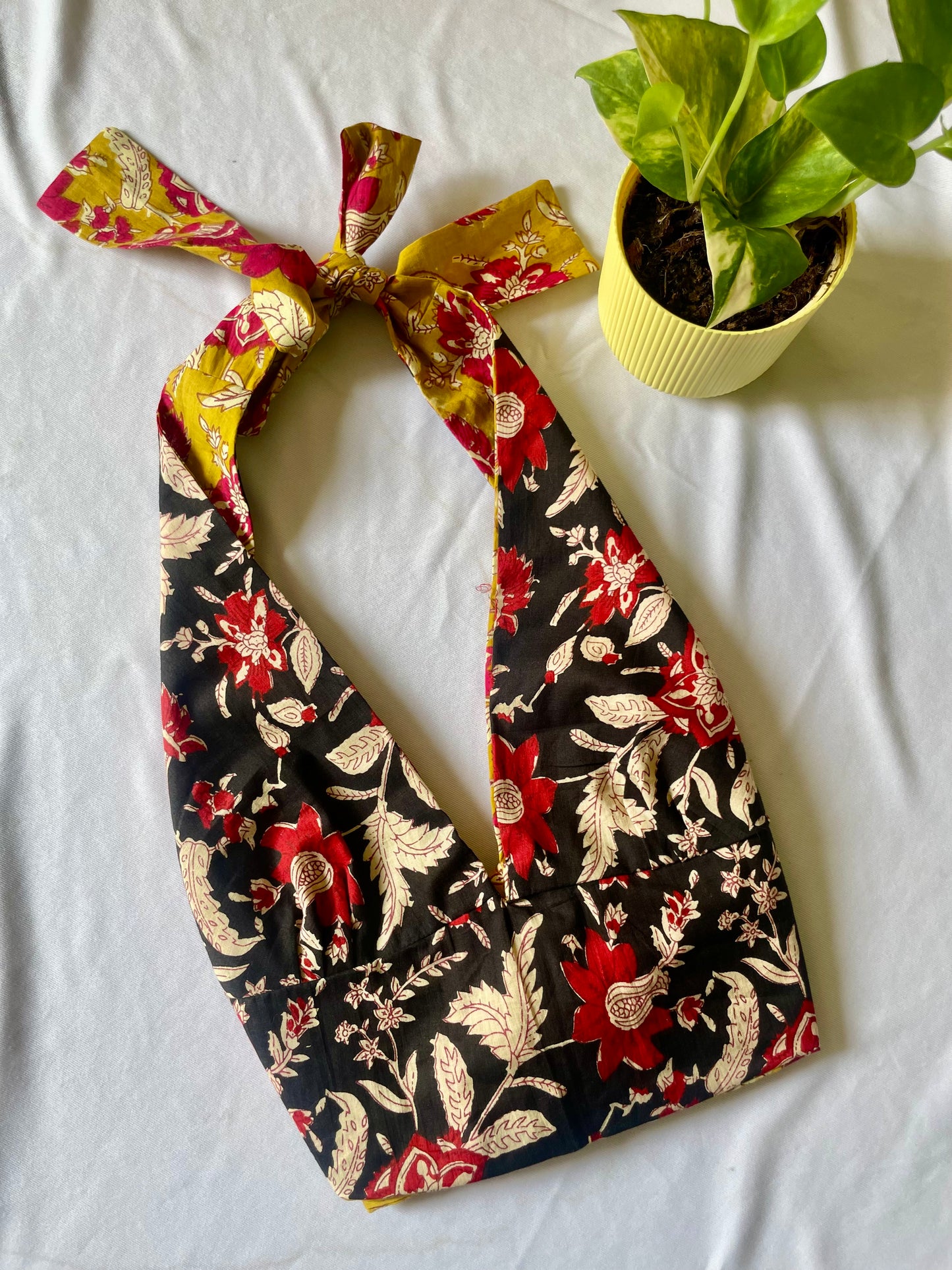 Goldrush Garden Reversible Halter Top