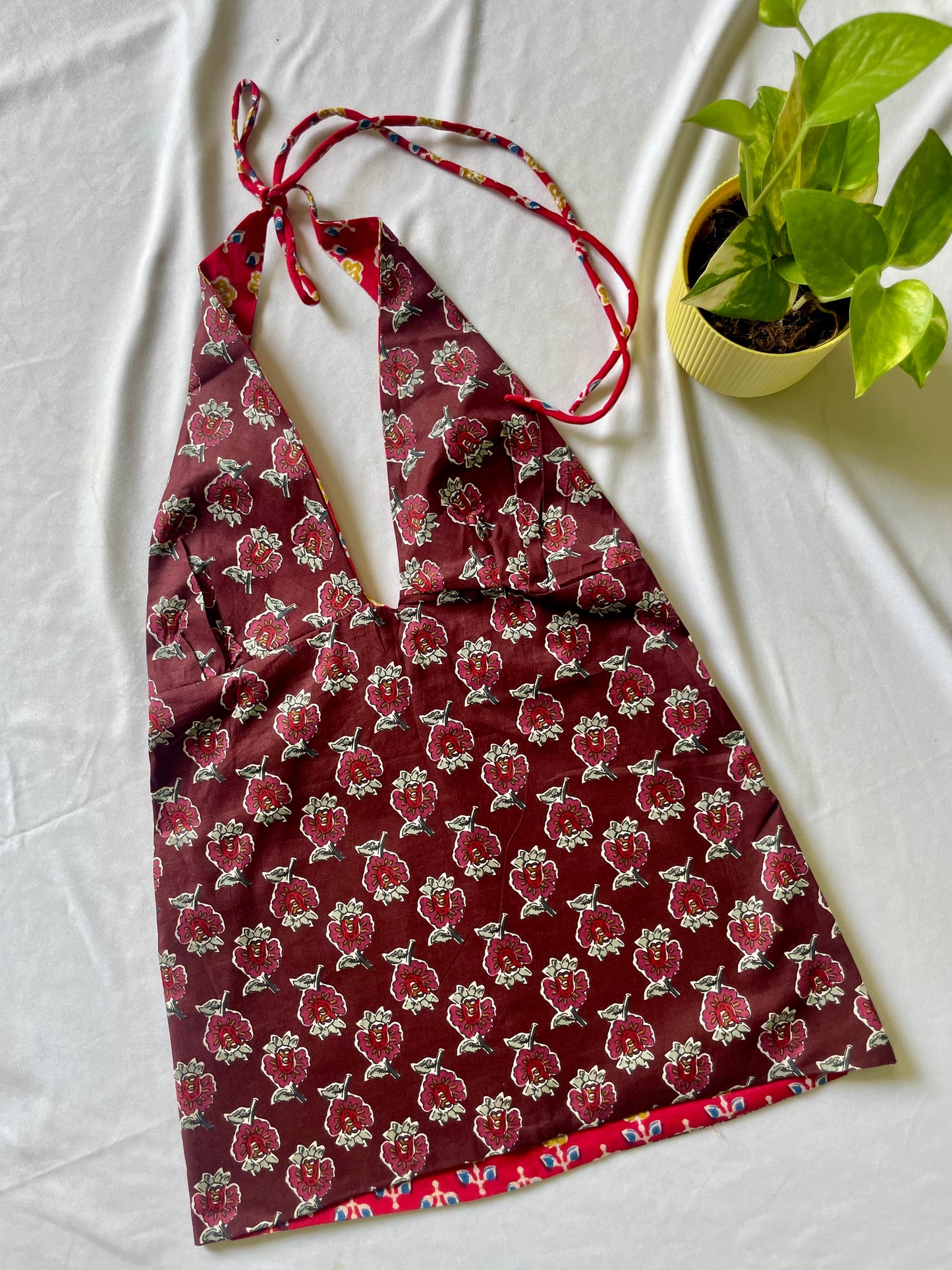 Hot bloom summer Y2K halter top
