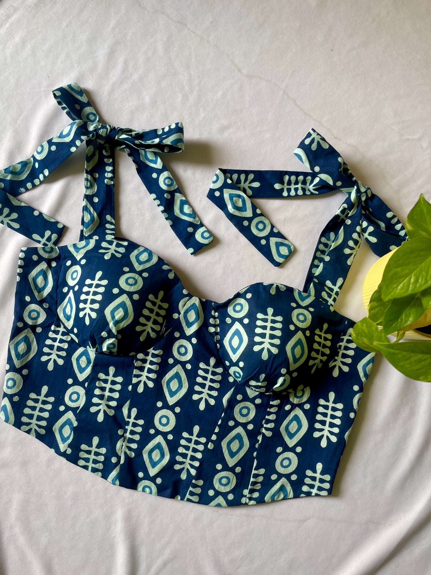 Ocean daze corset top