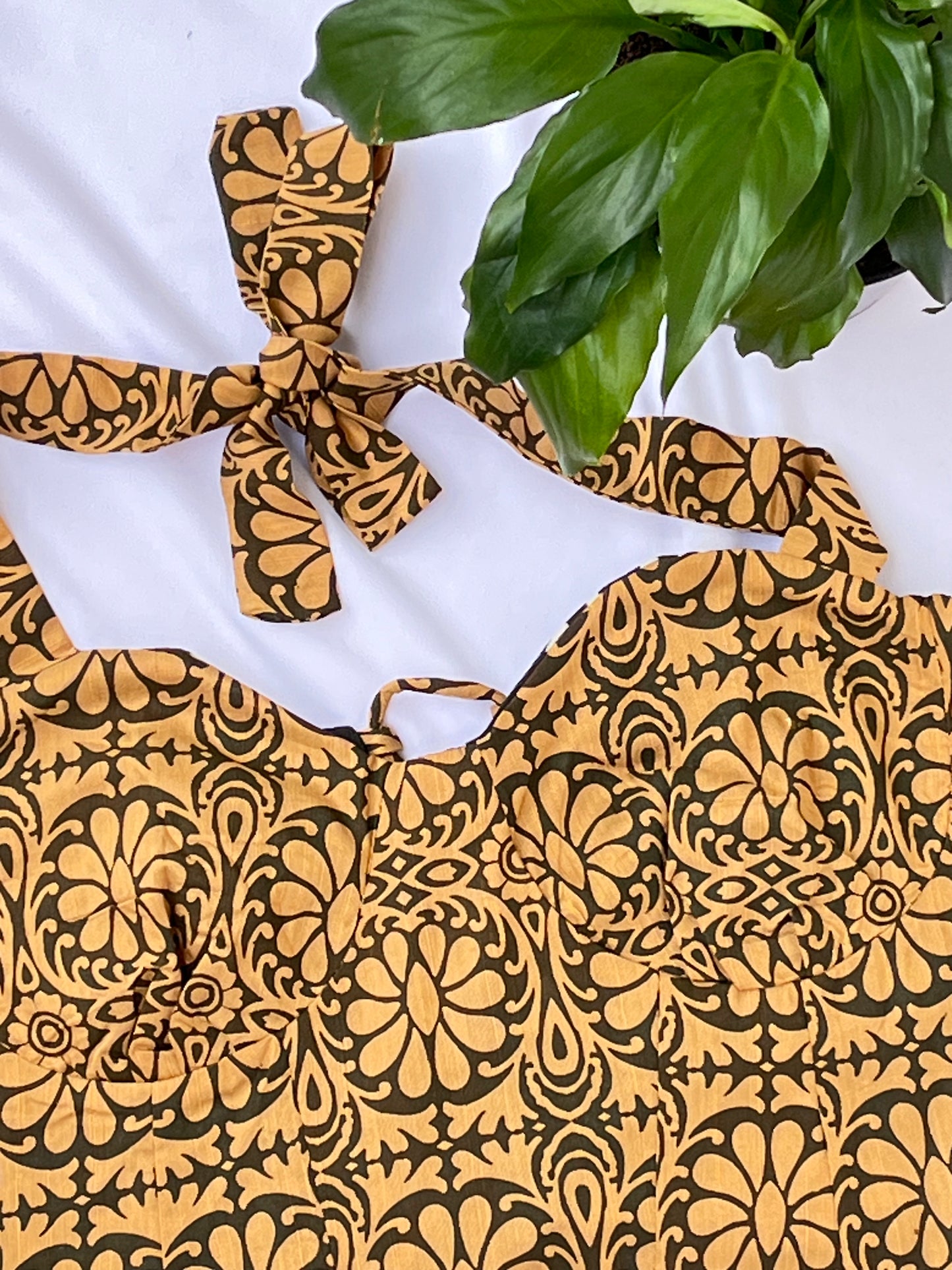 Mustard meadow Reversible Corset top