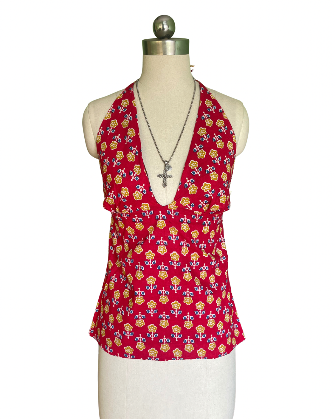 Hot bloom summer Y2K halter top