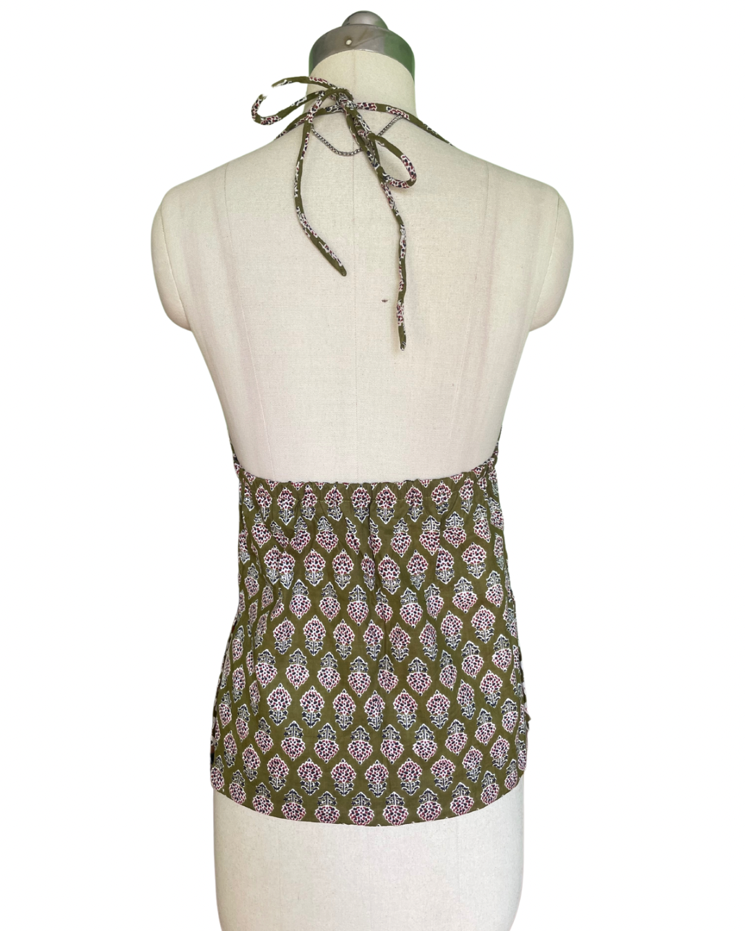 Boho bloom Y2K halter top