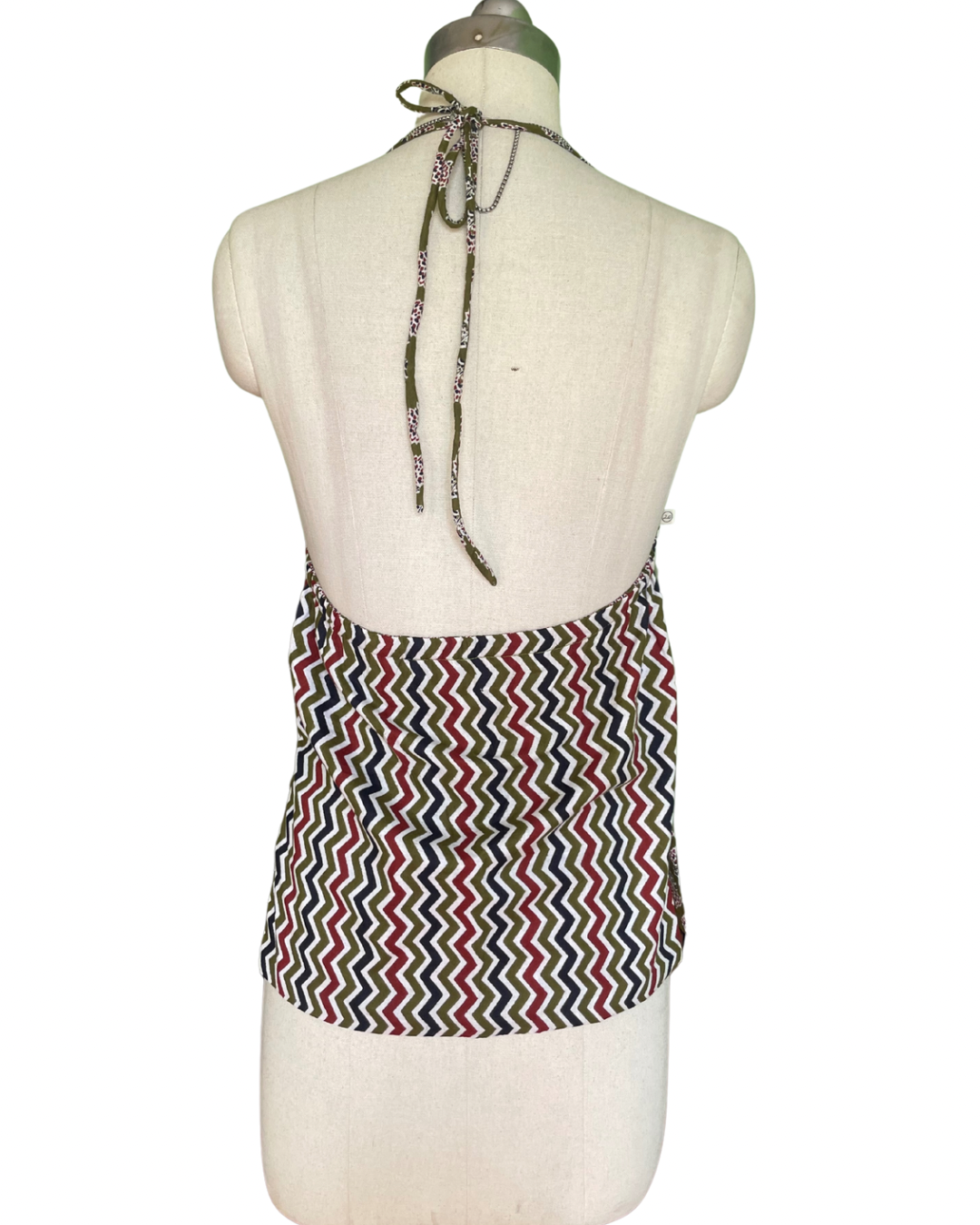 Boho bloom Y2K halter top