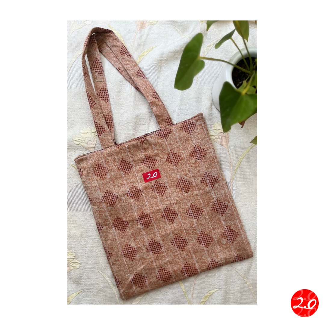 Kalamkari Reversible Tote bag