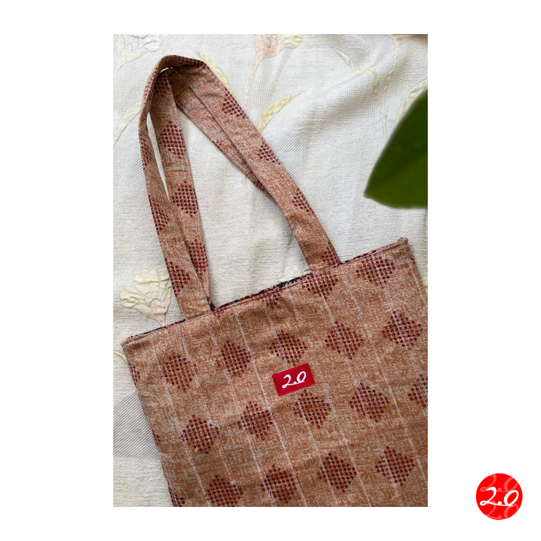 Kalamkari Reversible Tote bag