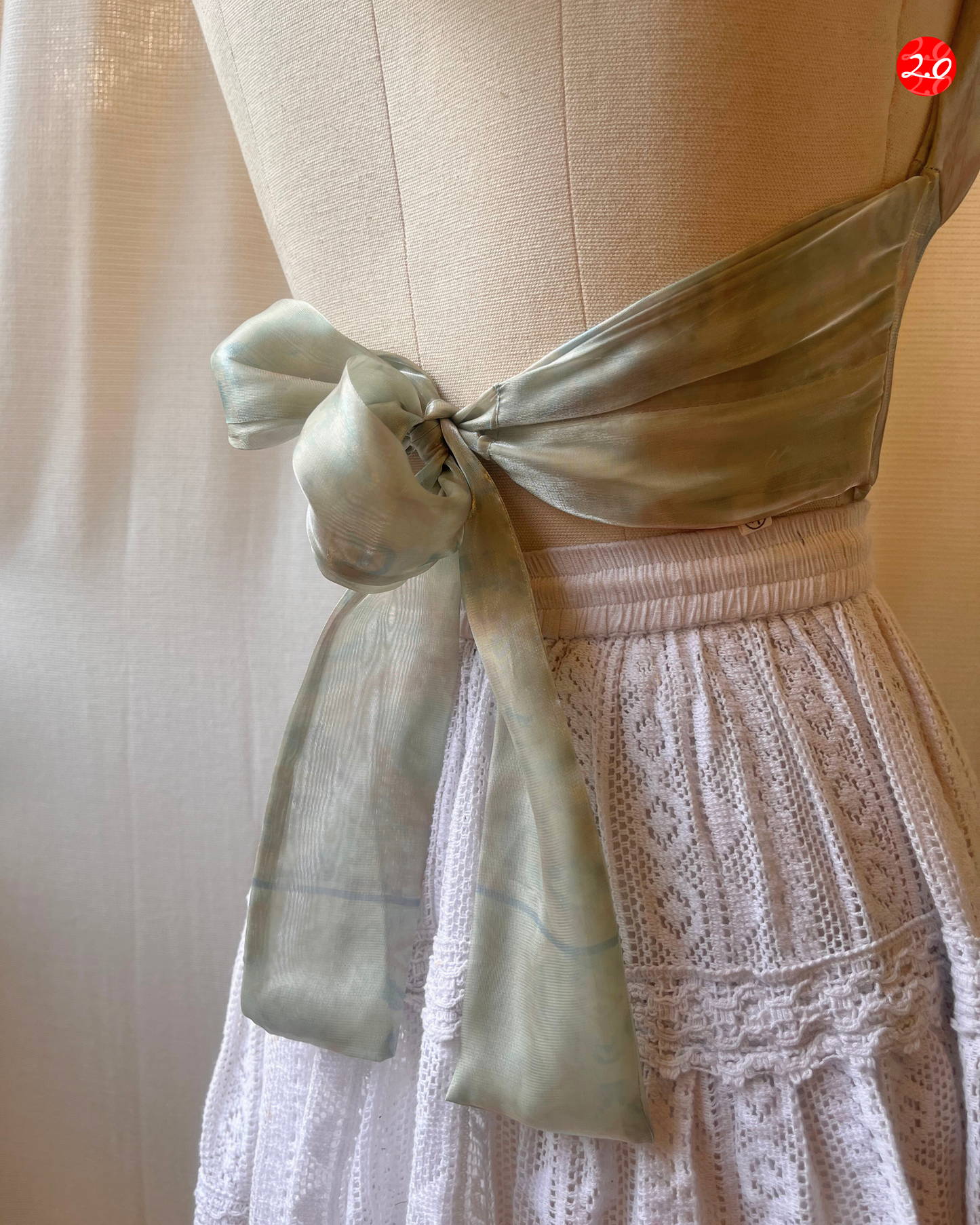 Sheen Moss Reversible Halter Top