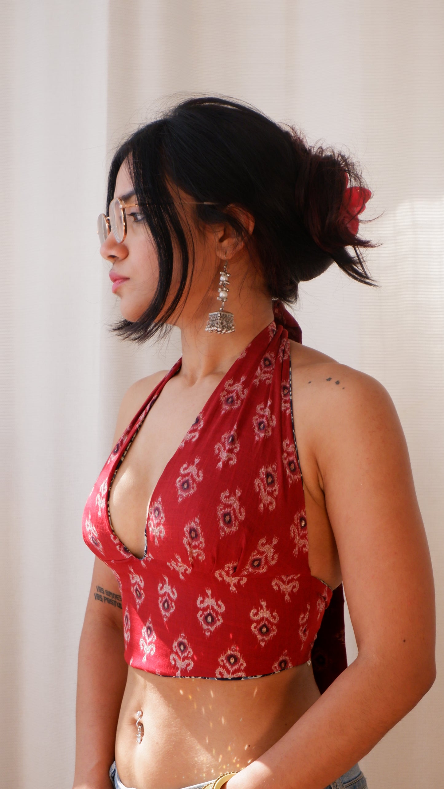 Saanvi Reversible Halter Top