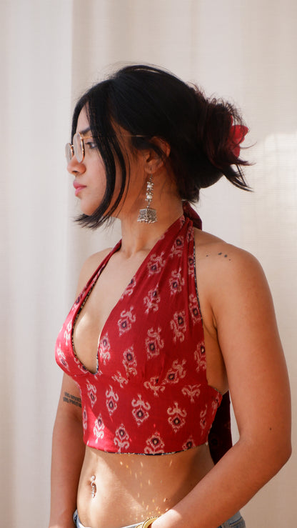 Saanvi Reversible Halter Top