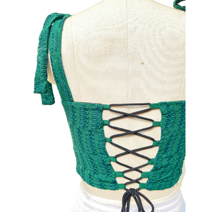 Jade Jewel Corset Top