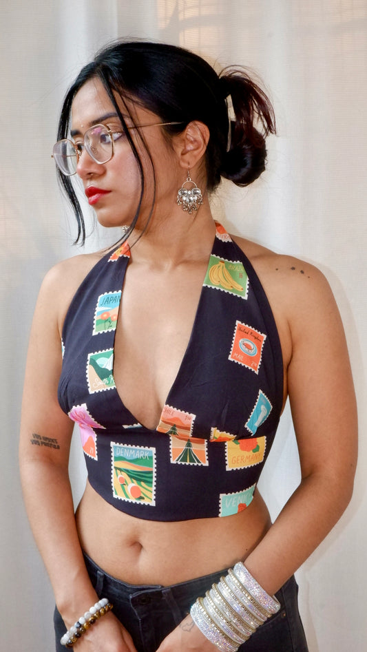 Stamp collector Halter Top