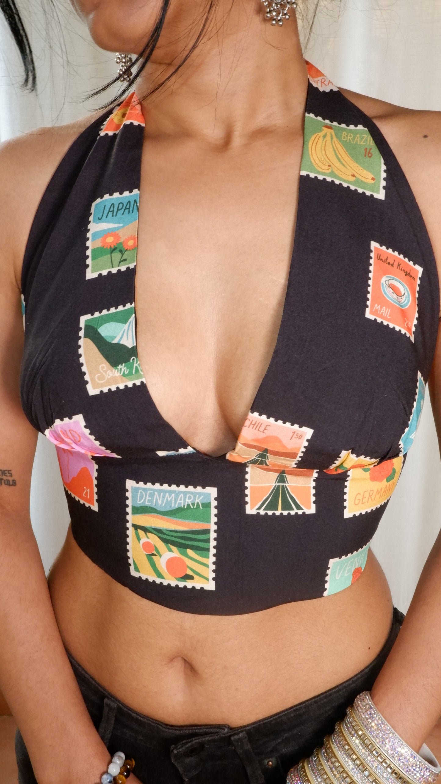 Stamp collector Halter Top