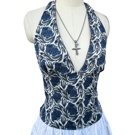 Frozen Rose GEET Halter Top