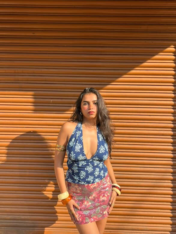 Blueberry GEET Halter Top