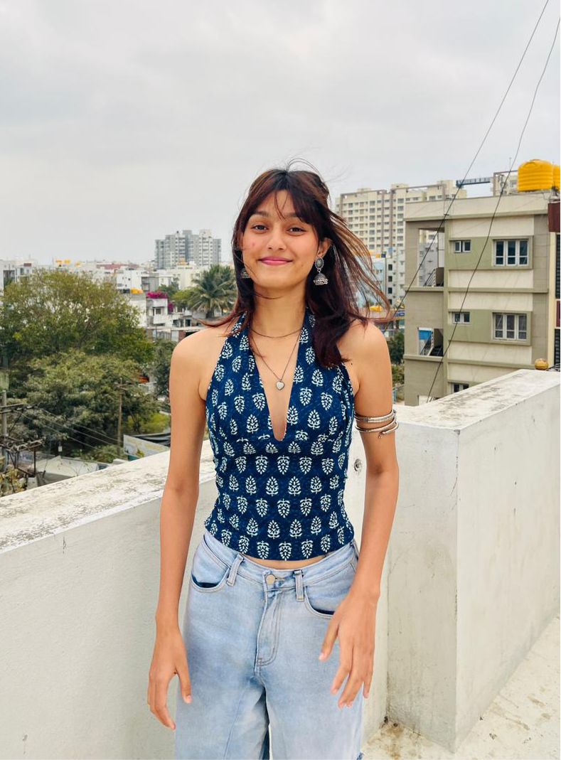 Electric Blossom GEET Halter Top