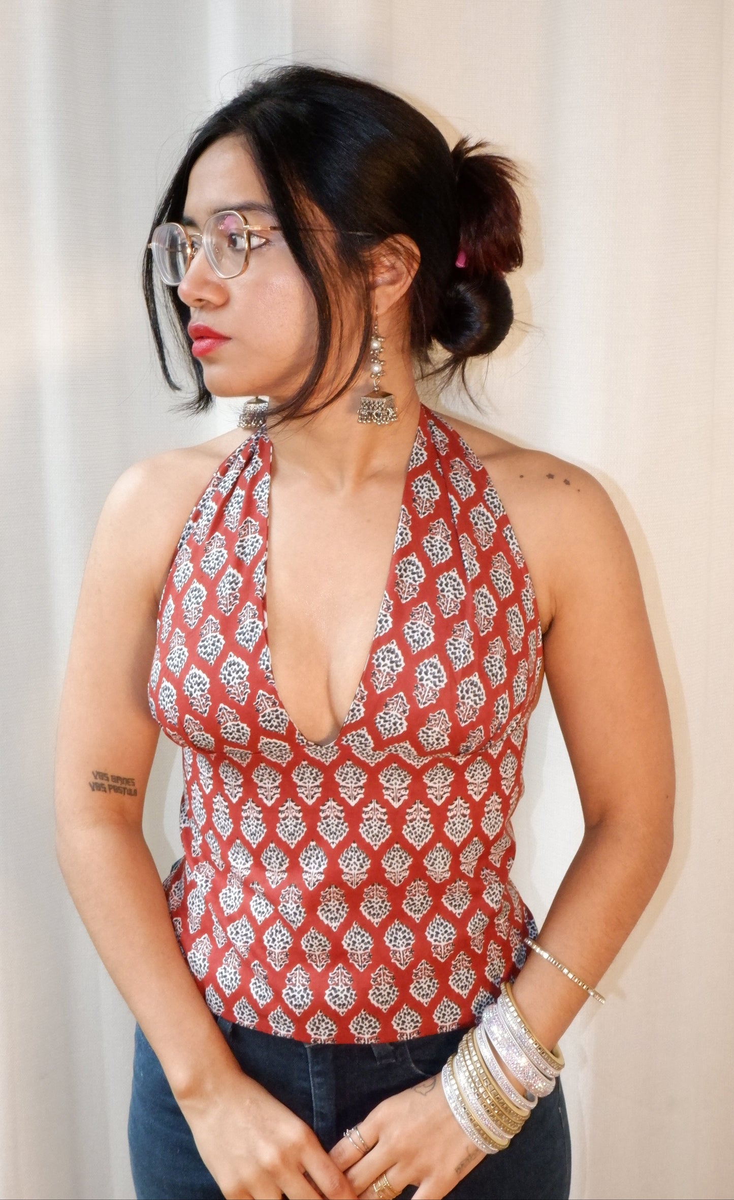 Terracotta Tale GEET Halter Top