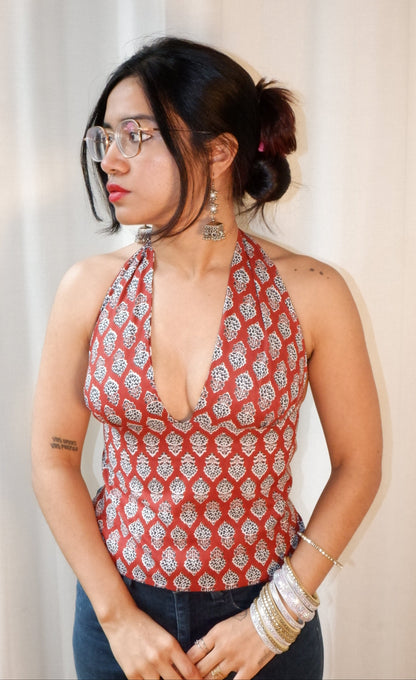 Terracotta Tale GEET Halter Top