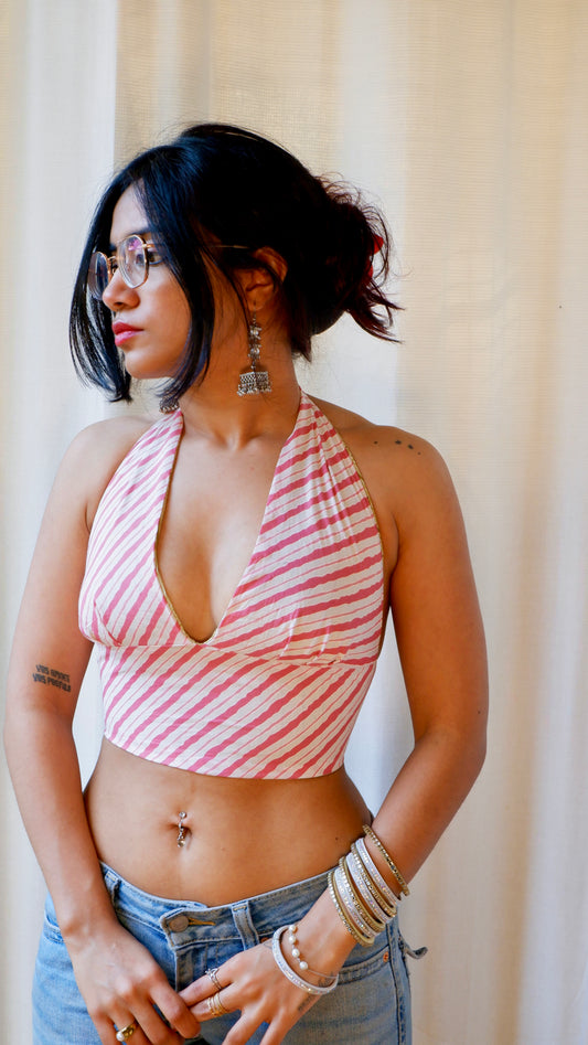 Honeydew Reversible Halter Top