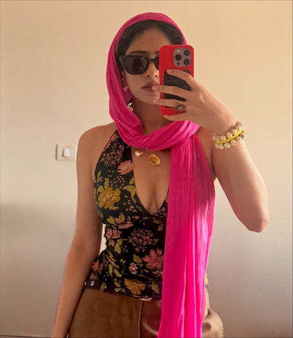 Forest Flower GEET Halter Top