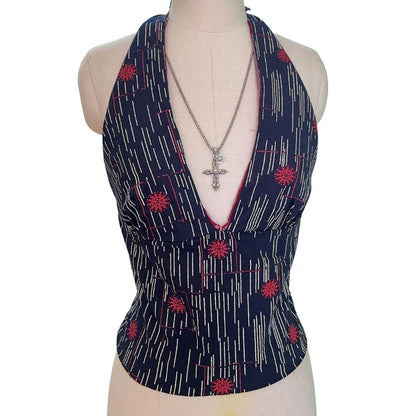 Midnight Merlot GEET Halter Top