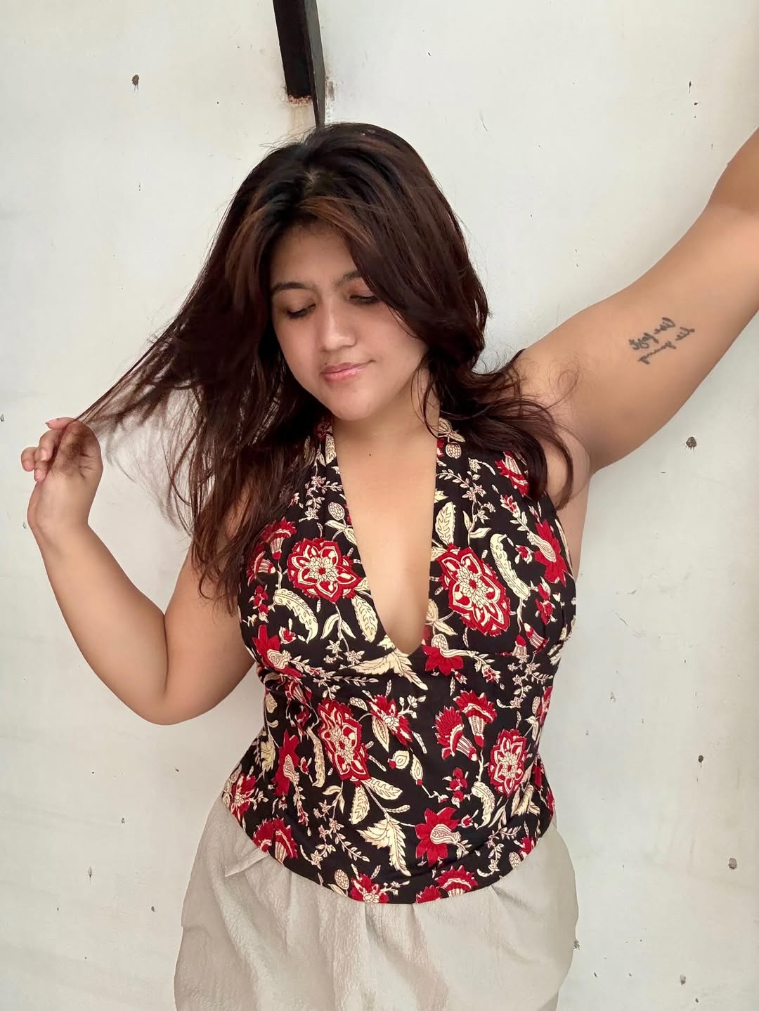 Midnight Mustard GEET Halter Top