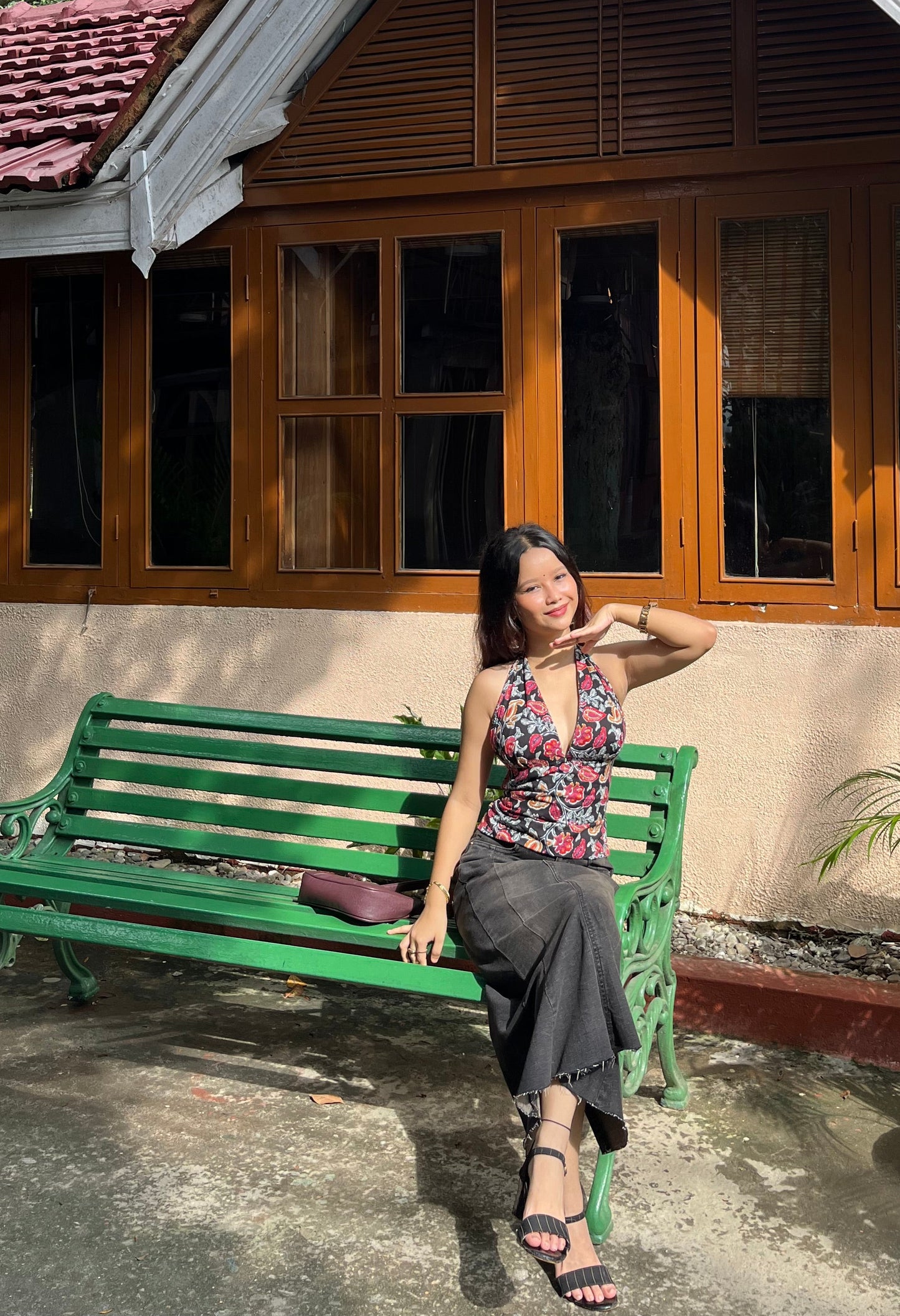 Seafoam Shadows GEET Halter Top