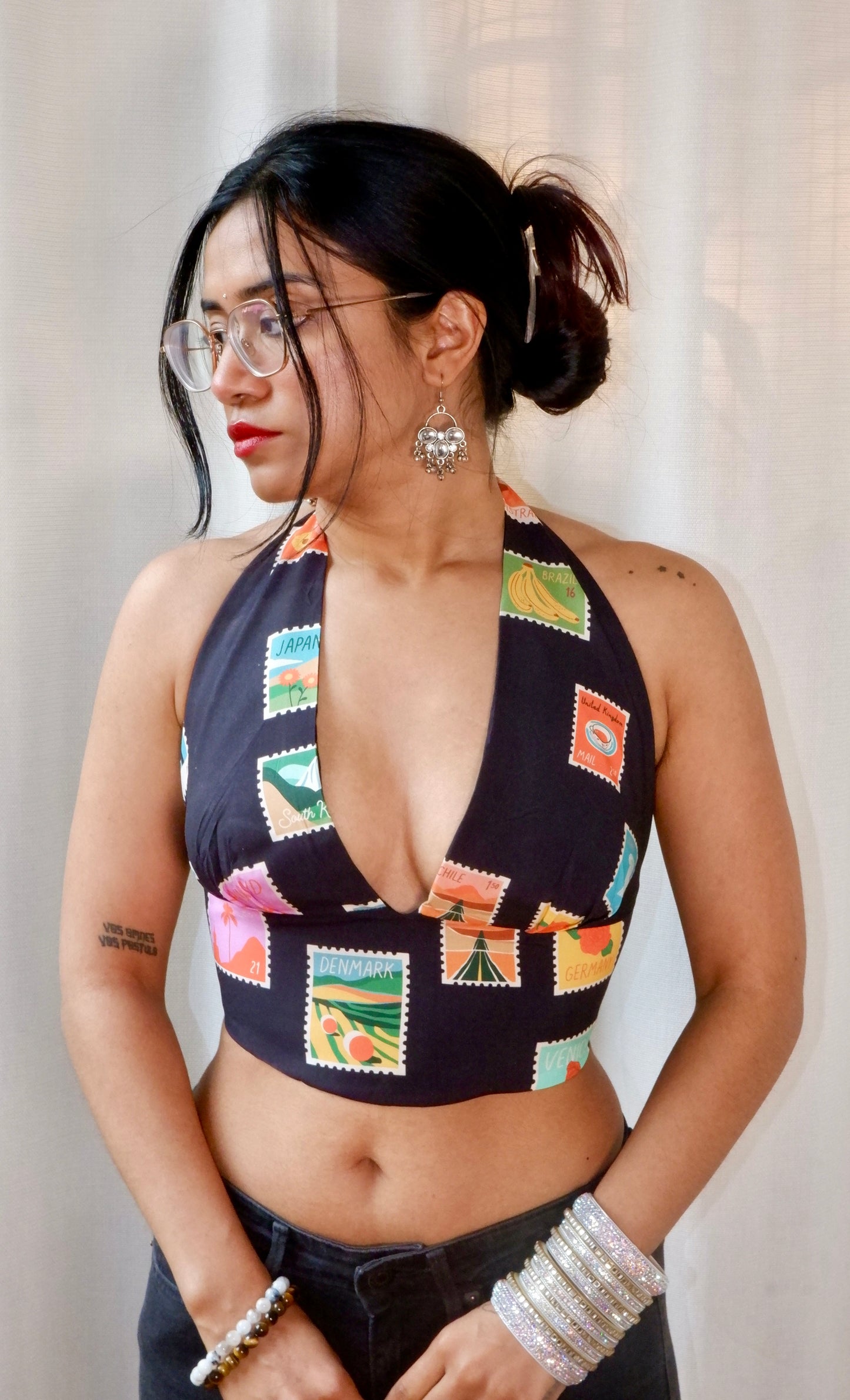 Stamp collector Halter Top