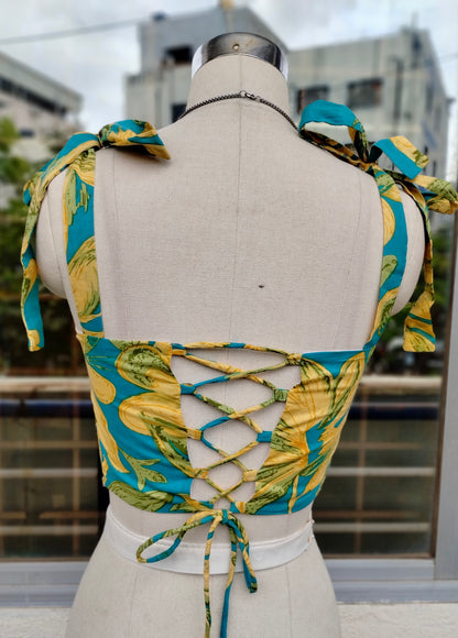 Island Glow corset top