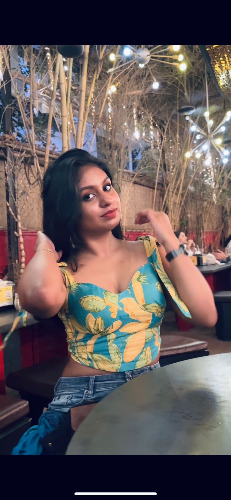 Island Glow corset top