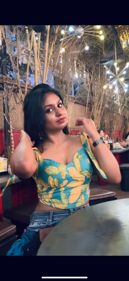 Island Glow corset top