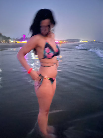 Hawaii Bikini tie-up Top and Bottom