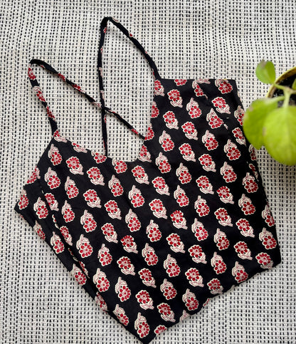 Mustard Noir Backless Crop Top