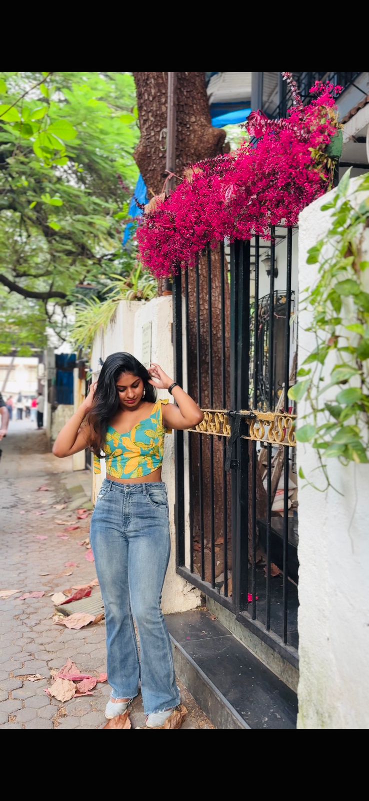 Island Glow corset top