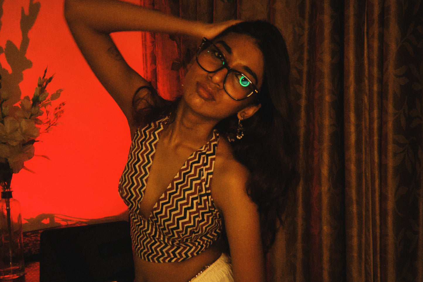 Terracotta Tale Reversible Halter Top