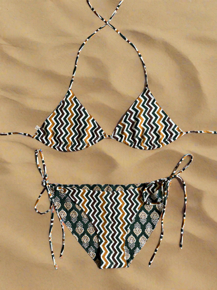 Botanic Code 2 Bikini Top and Bottom