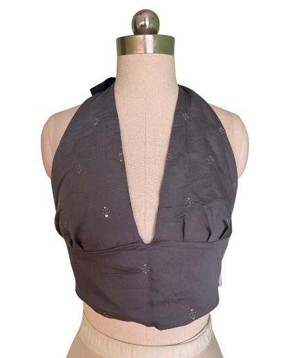 Ethereal Gleam Reversible Halter Top
