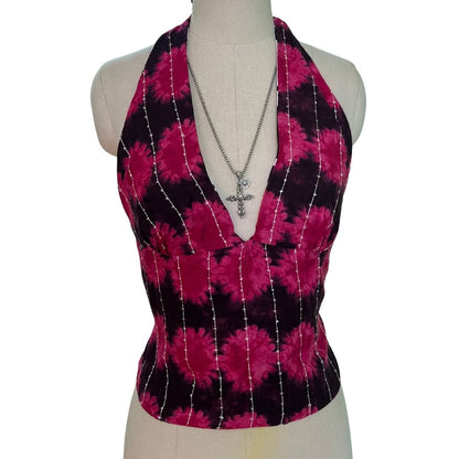 Midnight Magenta GEET Halter Top