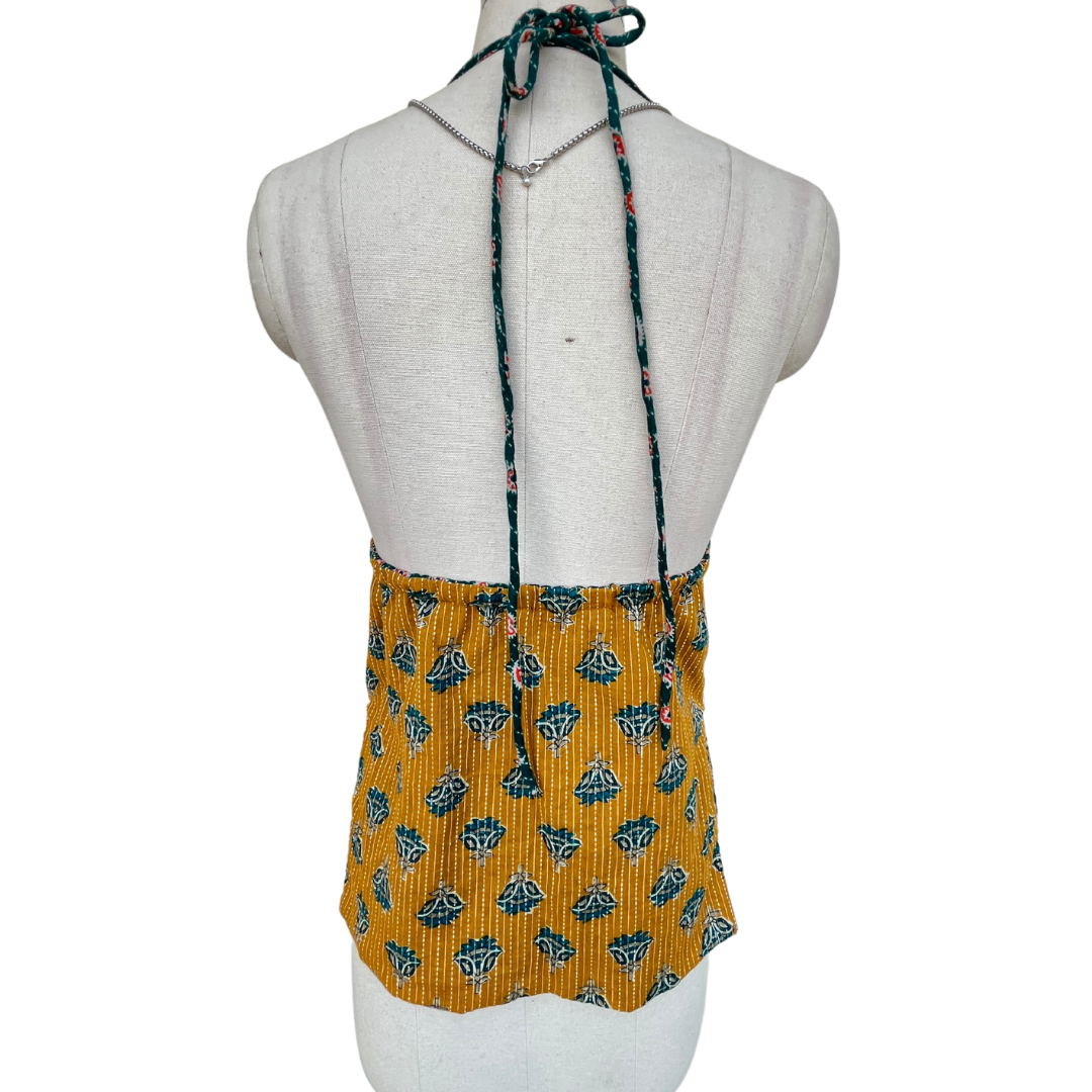 Golden Grove Y2K Halter Top