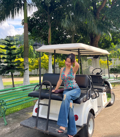 Seafoam Shadows GEET Halter Top