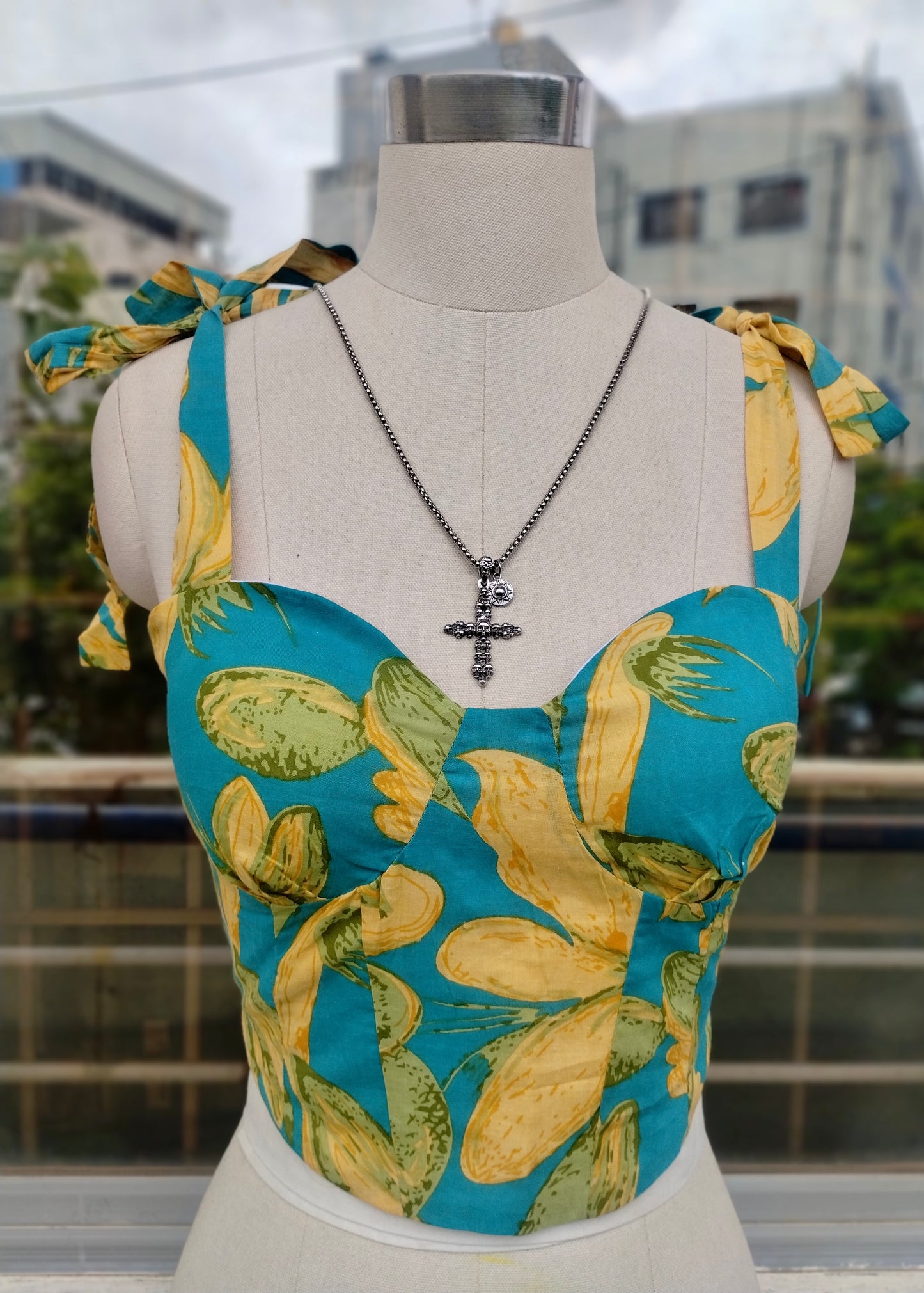 Island Glow corset top