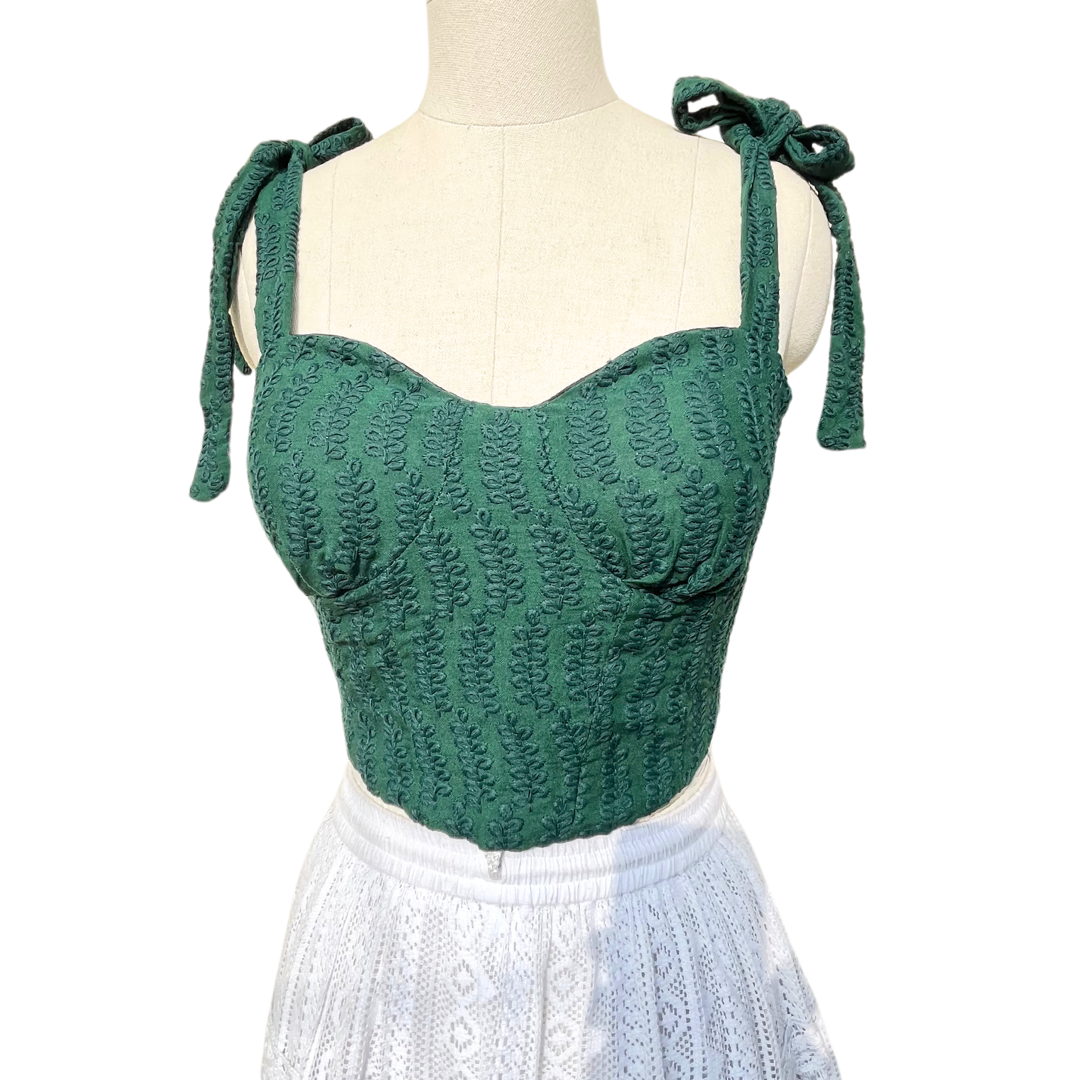 Jade Jewel Corset Top