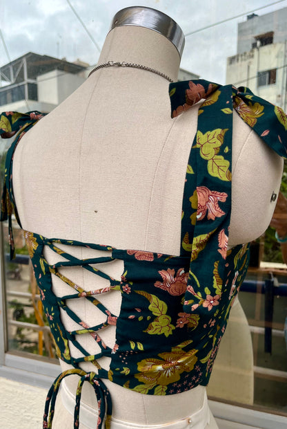 Forest Corset top