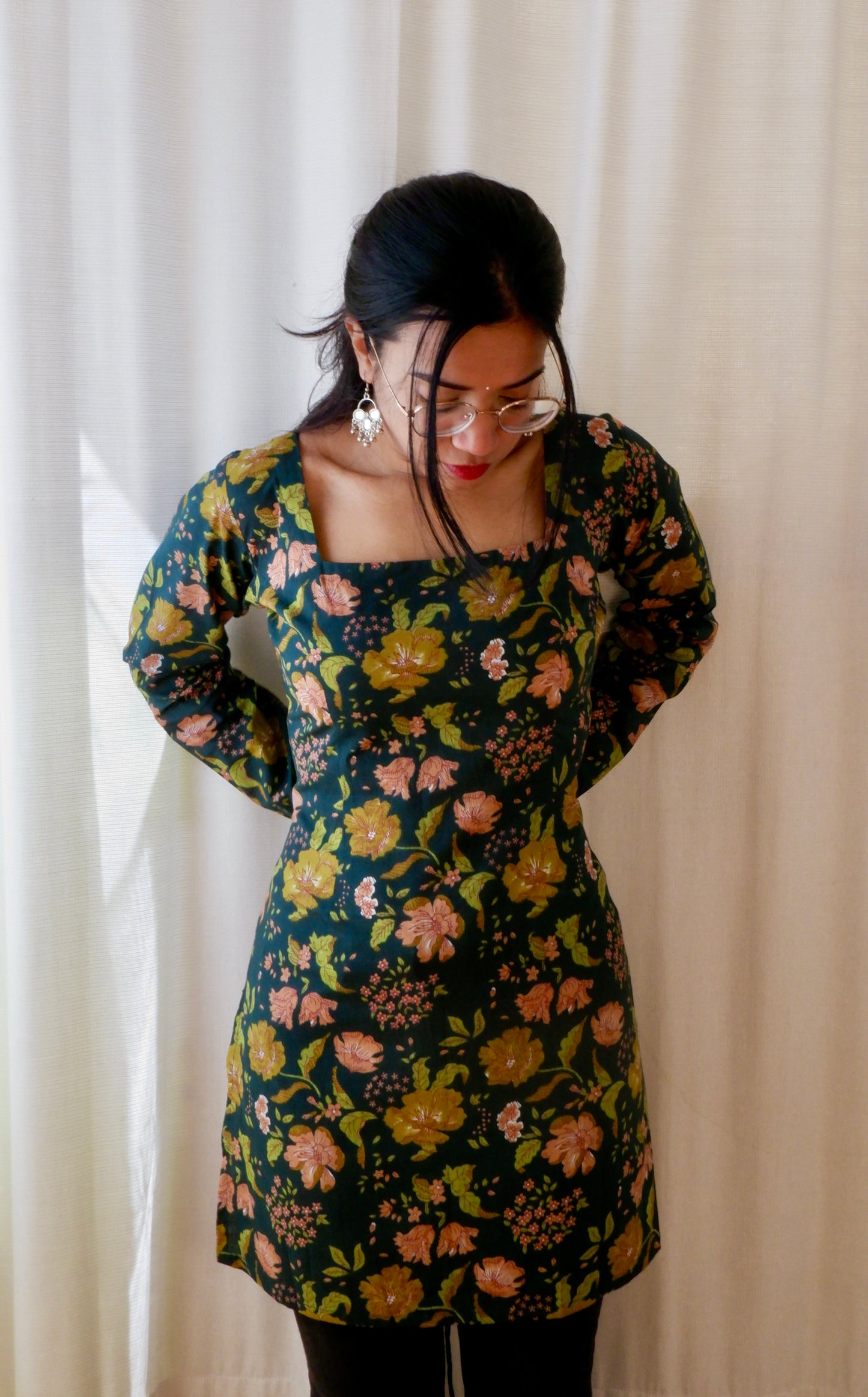 Forest Flower Dori Kurti