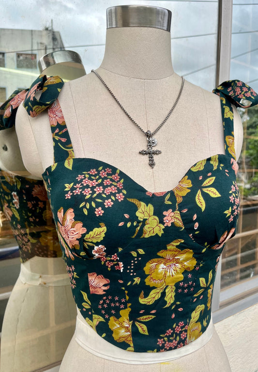 Forest Corset top