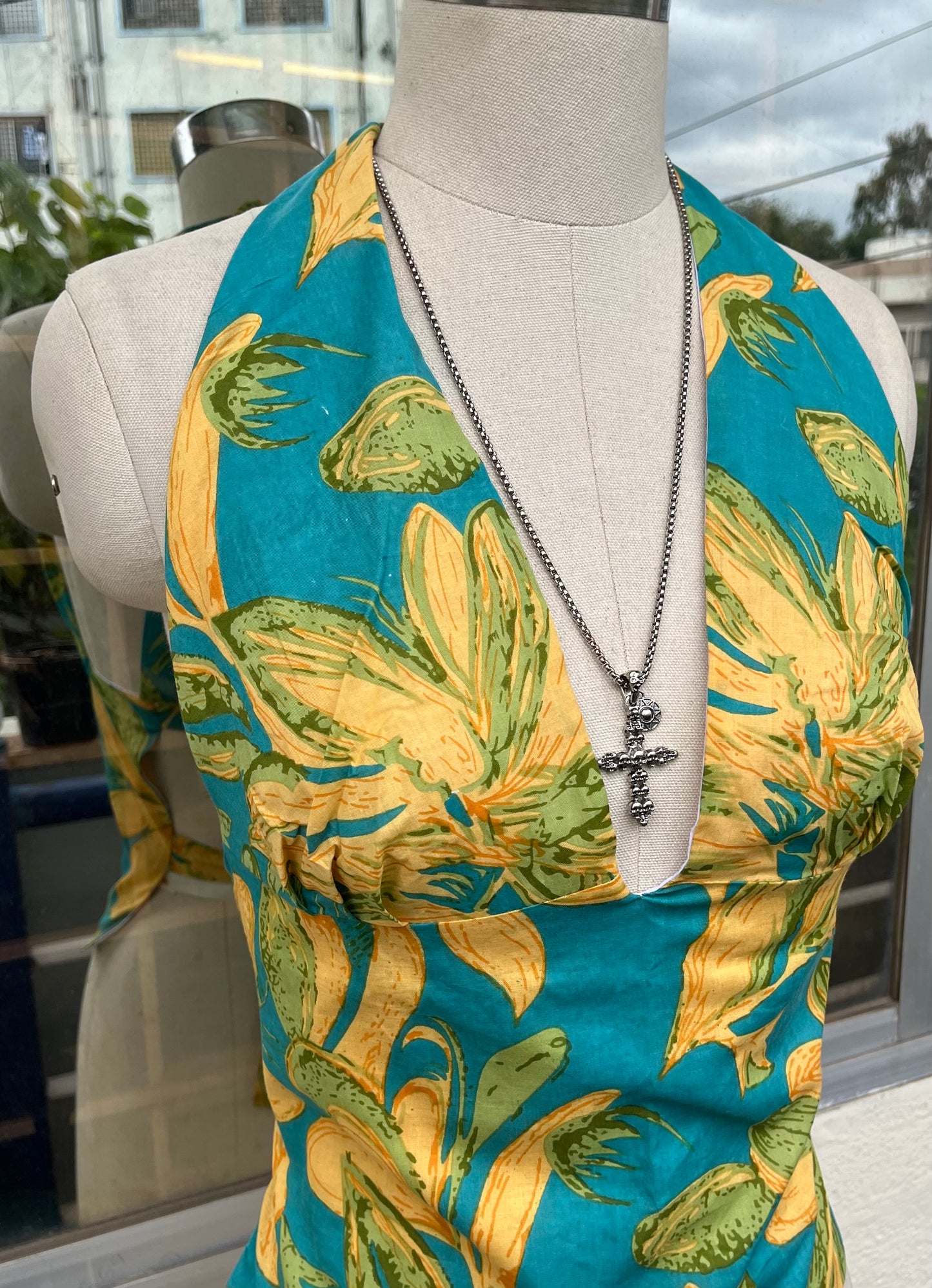 Tropical Bloom GEET Halter Top