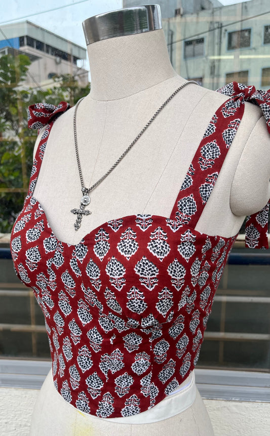 Terracotta Tale corset top