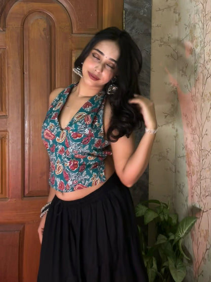 Seafoam Shadows GEET Halter Top