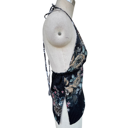 Timeless Petals Y2K Halter Top