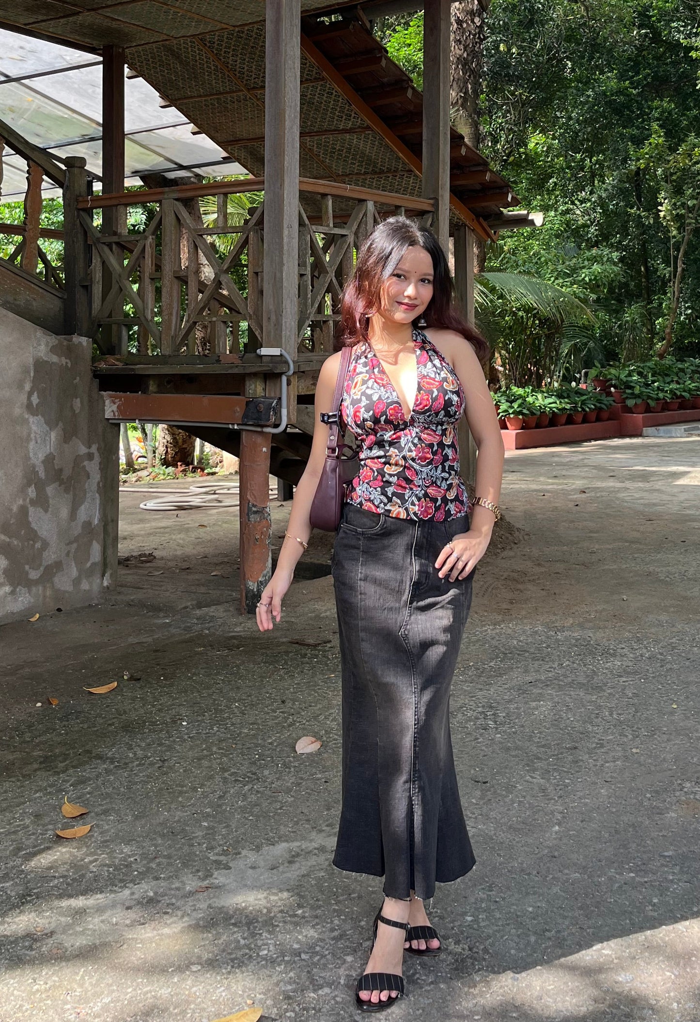 Seafoam Shadows GEET Halter Top