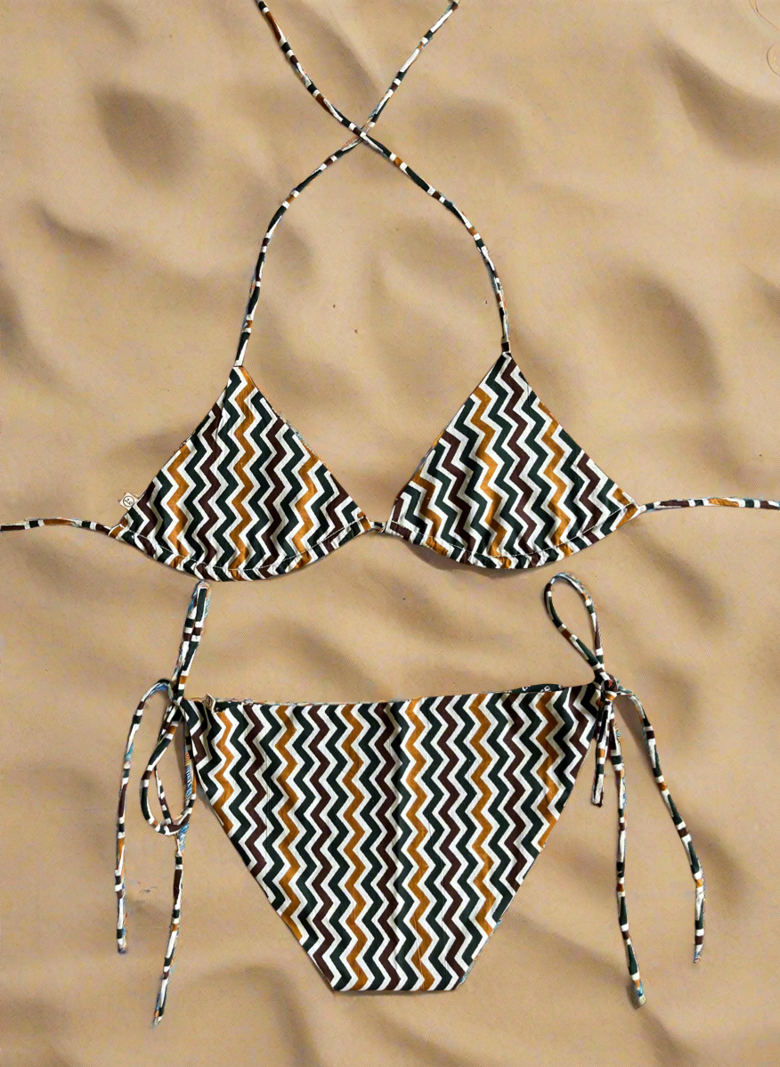 Botanic Code 2 Bikini Top and Bottom